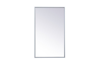 Metal Mirror Medicine Cabinet 17 Inch X 28 Inch In Silver "MR571728S"