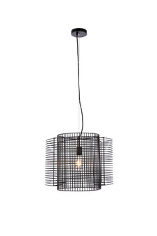 Deleon 1 Light Black Pendant "LD2344BK"