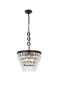 Nordic 4 Lights Black Pendant "1219D16BK/RC"