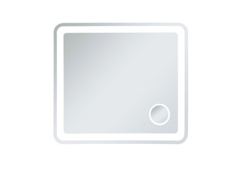 Lux 36In X 40In Hardwired Led Mirror With Magnifier And Color Changing Temperature 3000K/4200K/6000K "MRE53640"