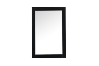 Aqua Vanity Mirror 24X36 Inch In Black "VM22436BK"