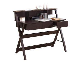 "RTA-8400-WN" Techni Mobili Fashionable Workstation With Shelf And Storage