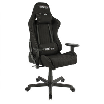 "RTA-TSF44-BK" Techni Sport Ergonomic High Back Video Gaming Chair, Black