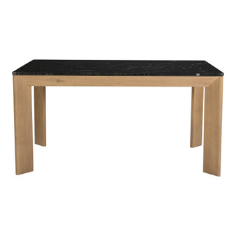Angle Marble Dining Table Black Rectangular Small "RP-1026-02"