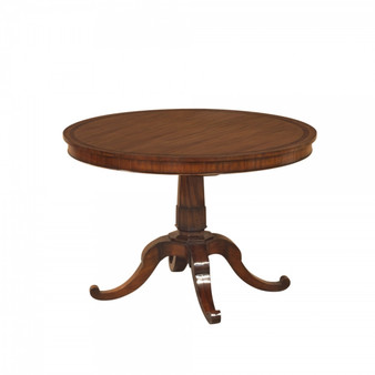 Dining Table, Round With Two Leaves Em "33001EM"