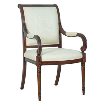 Carved Arm Chair Décor Em "33500/1EM-C"