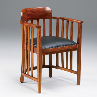 Chair, Office W/Leather Myl "31912/MYL-3BL"