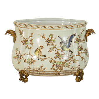 Porcelain Bird/Flower Planter "G1015"