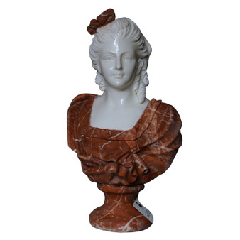 Marble Lady Bust Red "J19130RED"