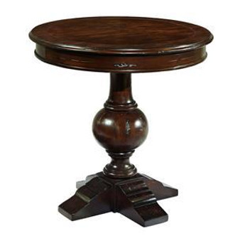 "943706CP" Charleston Place Round Lamp Table