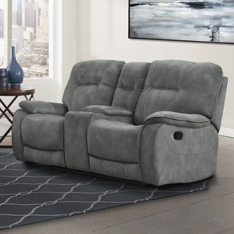 Cooper - Shadow Grey Manual Console Loveseat "MCOO#822C-SGR"