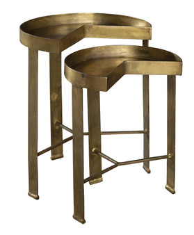 "28410" Brass Nest Of Tables