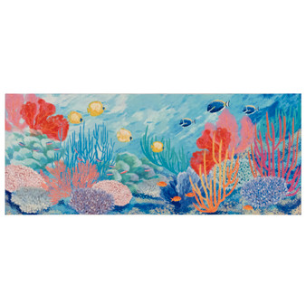 Liora Manne Illusions Seascape Indoor/Outdoor Mat Ocean 1'11" x 4'11" "ILUR5331104"