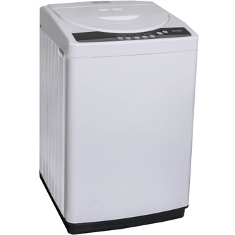 12 lbs Portable Washer, 4 Wash Programs, Digital Controls, Child Lock - White "DWM055A1WDB-6"