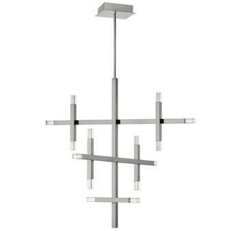42 Wattage Chandelier, Polished Chrome With Acrylic Diffuser "FCS-3656C-PC"
