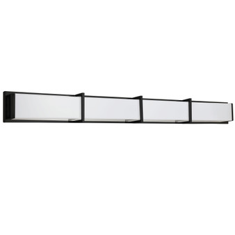 72 Wattage Vanity Light, Metal Black With White Acrylic Diffuser "VLD-415-MB"