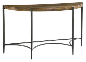 "23715" Bedford Park Metal & Wood Demilune Table