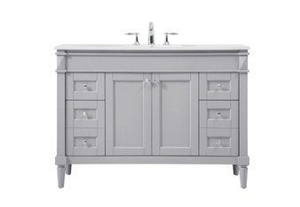 48 Inch Single Bathroom Vanity In Grey "VF31848GR"