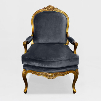 Louis Xv Fauteuil With Cushions "33742NF9-139"