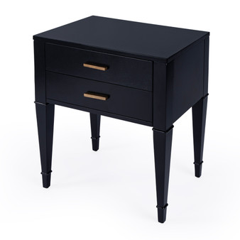 "5713111" Company Kai 24 In. W Rectangular 2 Drawer End Table, Black