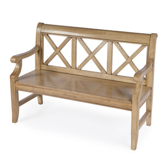 "5048424" Company Gerrit Wooden 44"W Bench, Beige