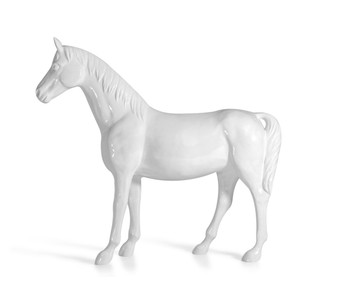 Modrest White Full Size Horse Sculpture VGTHSV-001-WHT