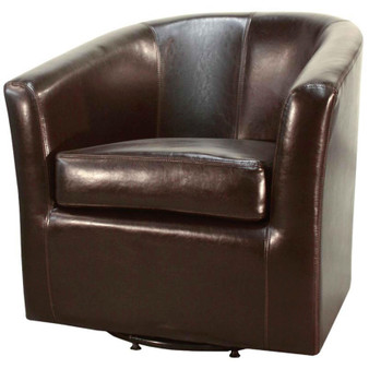 Hayden Swivel Bonded Leather Chair "193012B-01"