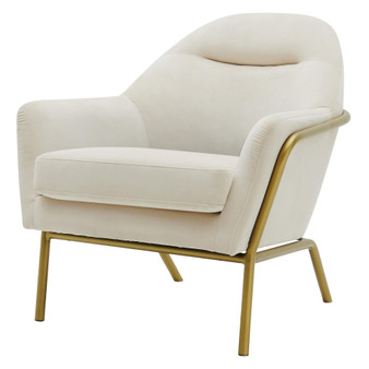 Aurelia Velvet Fabric Accent Chair 9900063-332