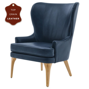 Bjorn Top Grain Leather Accent Chair "1900155-429"