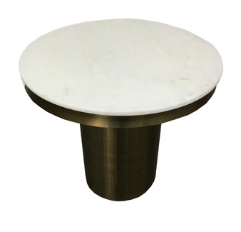 Modrest Rocky - Glam White & Gold End Table VGGMM-ET-1360A