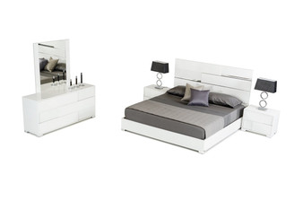 Modrest Ancona Italian Modern White Bedroom Set VGACANCONA-SET-WHT