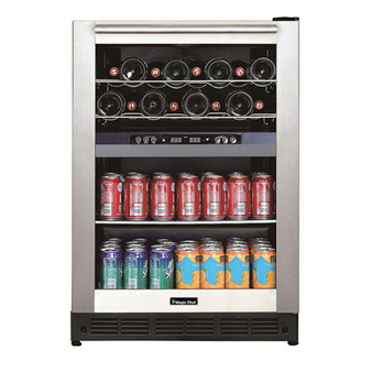 Magic Chef Dual Zone Built-In Wine And Beverage Cooler "BTWB530ST1"