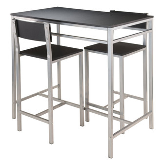 Hanley 3-Piece High Table With 2 High Back Stools "93336"