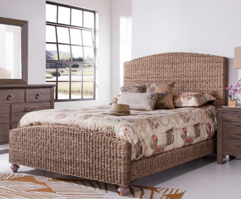 Driftwood King Grey Woven Bed "124-225C"