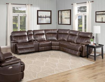 Dylan Mahogany 6 Piece Sectional (Package A - 811Lph, 810, 850, 840, 860, 811Rph) "MDY-PACKA(H)-MAH"