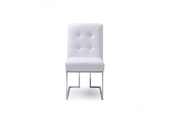 Modrest Whelan Modern White Dining Chair (Set Of 2) VGVCB012-WHT