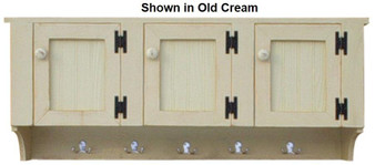 4' Long Storage Shelf With Doors "PSH48"
