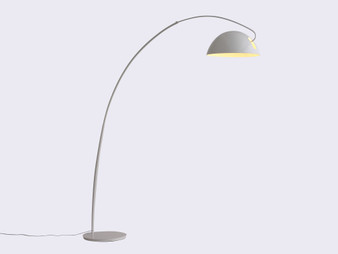 Calvin Floor Lamp White Aluminum "FL1490-WHT"