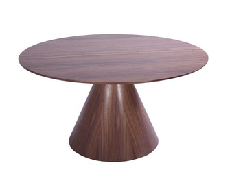 Norfolk Dining Table Walnut Mdf With Walnut Veneer "DT1609-WLT"