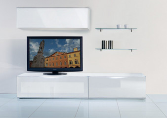 Modrest Modena - Mo-Usa2 White Made In Italy Tv Entertainment System VGMUMO-USA2-BI