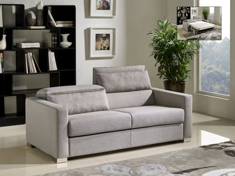 Divani Casa Norfolk Modern Grey Fabric Sofa Bed VGMB-1560-GRY