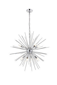 Timber 8 Light Chrome Pendant "LD5051D30C"