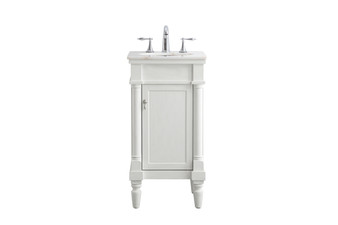 18 In. Single Bathroom Vanity Set In Antique White "VF13018AW"