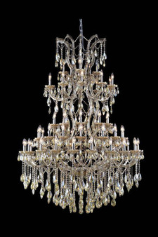 Maria Theresa 61 Light Golden Teak Chandelier Golden Teak (Smoky) Swarovskiâ® Elements Crystal "2800G54GT-GT/SS"