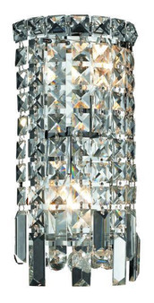 Maxime 2 Light Chrome Wall Sconce Clear Swarovskiâ® Elements Crystal "V2031W6C/SS"