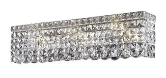 Maxime 6 Light Chrome Wall Sconce Clear Spectraâ® Swarovskiâ® Crystal "V2033W26C/SA"