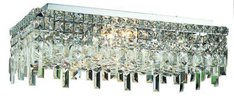 Maxime 6 Light Chrome Flush Mount Clear Swarovskiâ® Elements Crystal "V2035F24C/SS"