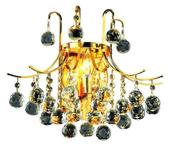Toureg 3 Light Gold Wall Sconce Clear Swarovskiâ® Elements Crystal "V8000W16G/SS"