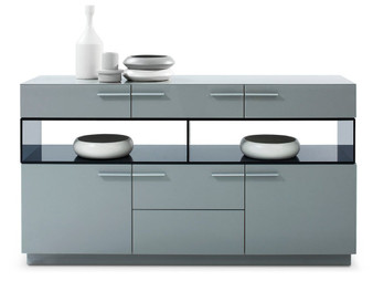 Modrest Daytona Modern Grey High Gloss Buffet VGWCEGOB122