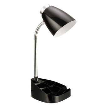 Organizer Desk Lamp With Ipad Tablet Stand Book Holder - "LD1002-BLK"